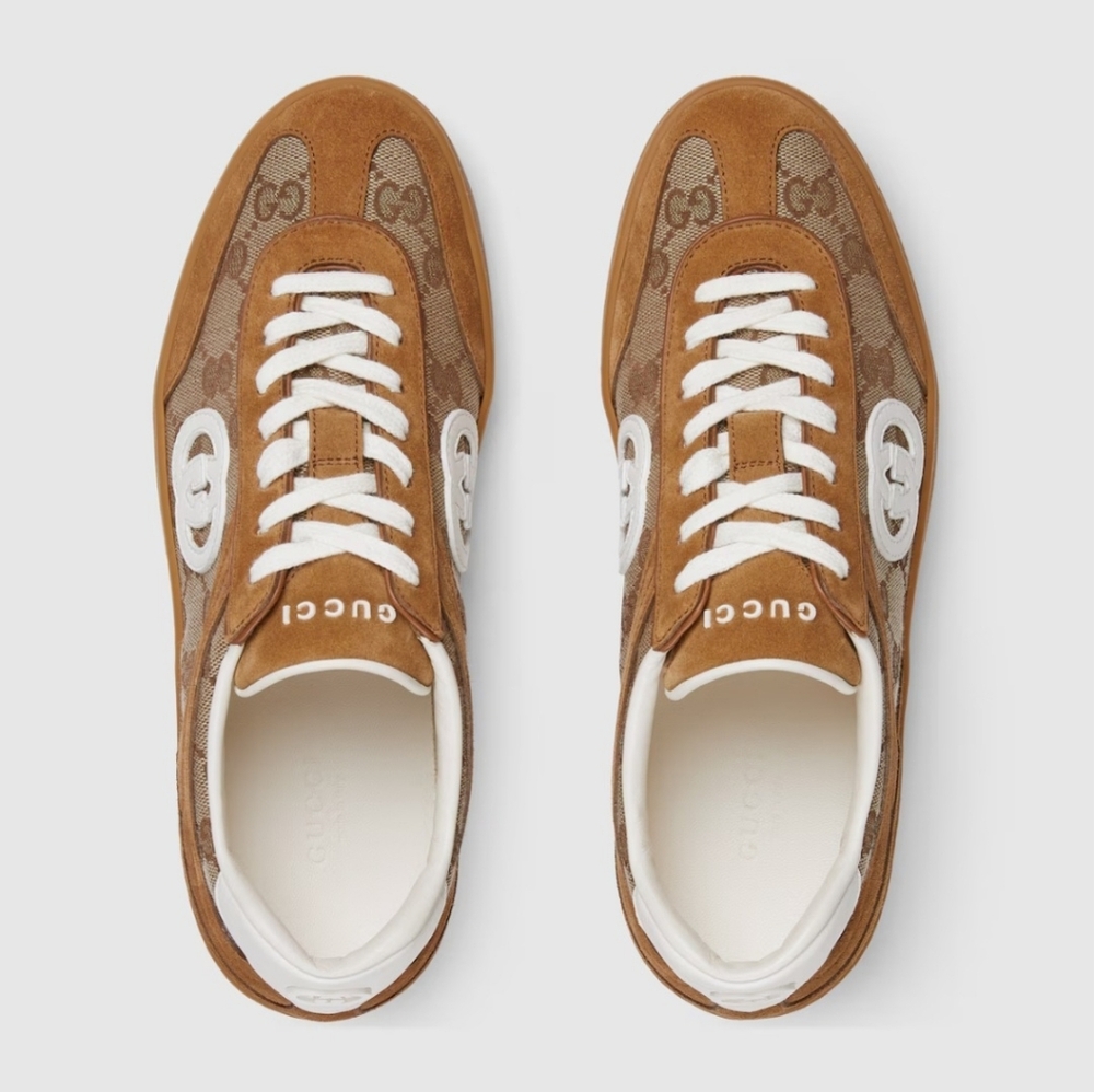Gucci Brown and Tan Women's Sneakers
